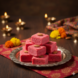 Strawberry Kalakand